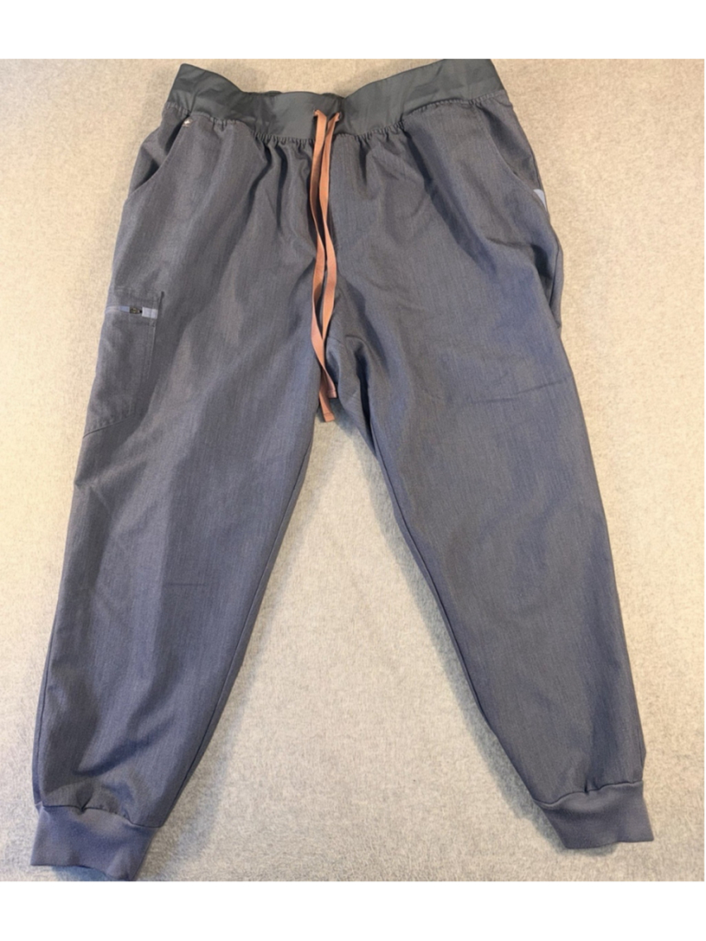 FIGS women’s Heather Denim Zamora Jogger Scrub PPANTS ONLY 3XL